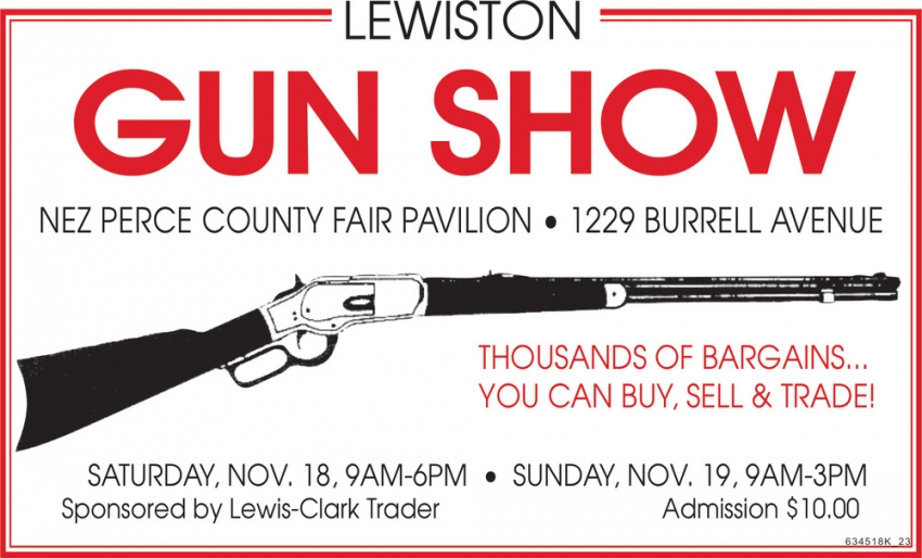 Lewiston Gun Show, Lewis Clark Trader Gun Show, Post Falls, ID